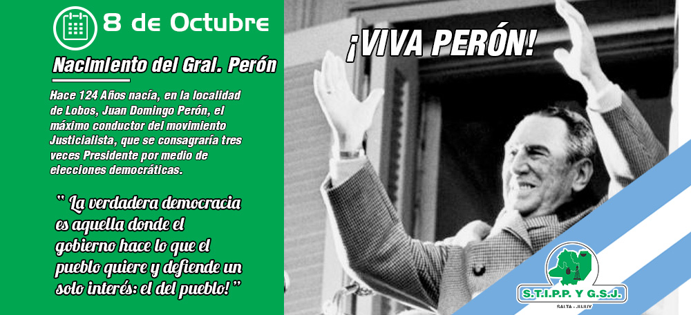 Thumbnail for 8 de Octubre – Natalicio de Gral. Perón